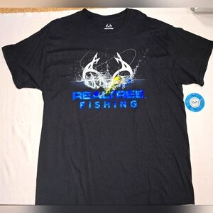 Mens Realtree Black T-Shirt